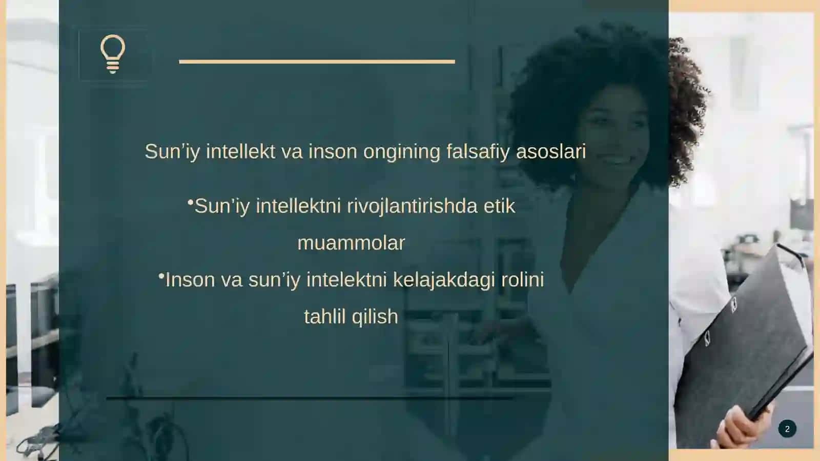 inson va suniy intelekt falsafasi 2
