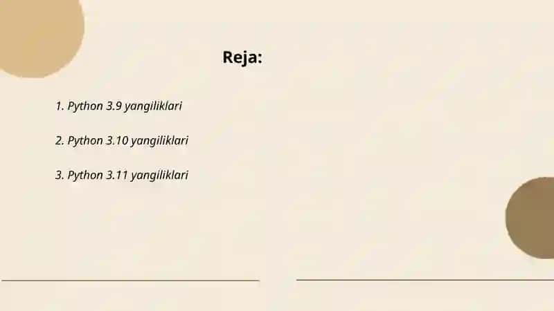 Python 3.9 yangiliklari 2