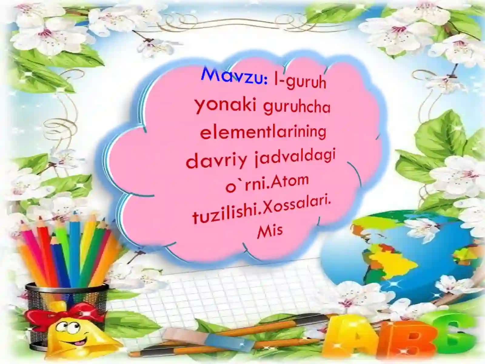 9-SINF KIMYO FANIDAN DARS ISHLANMASI 2