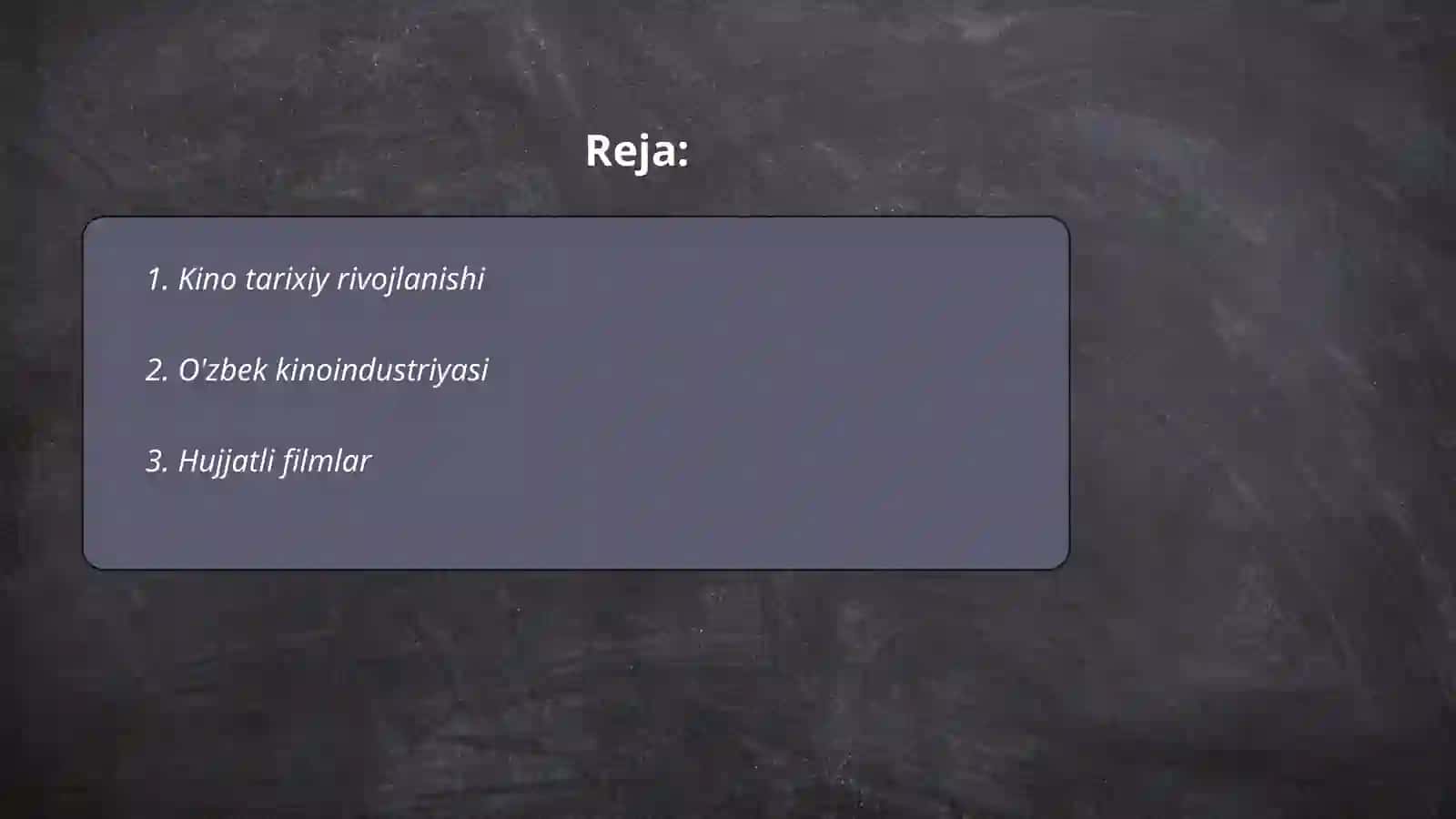 Kino tarixiy rivojlanishi 2