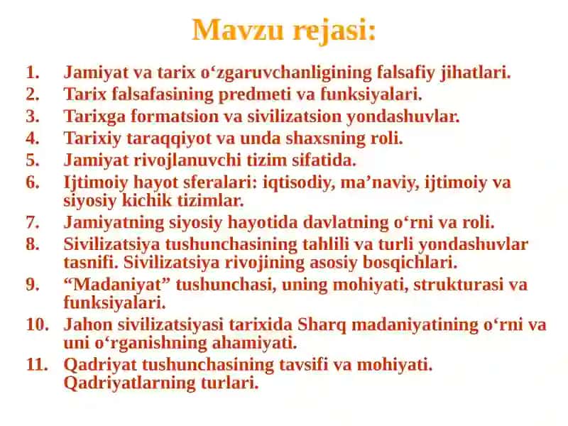Jamiyat falsafasi 2