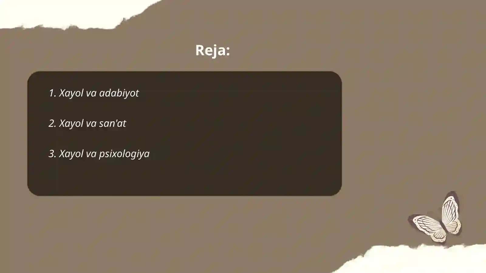 Xayol va adabiyot 2