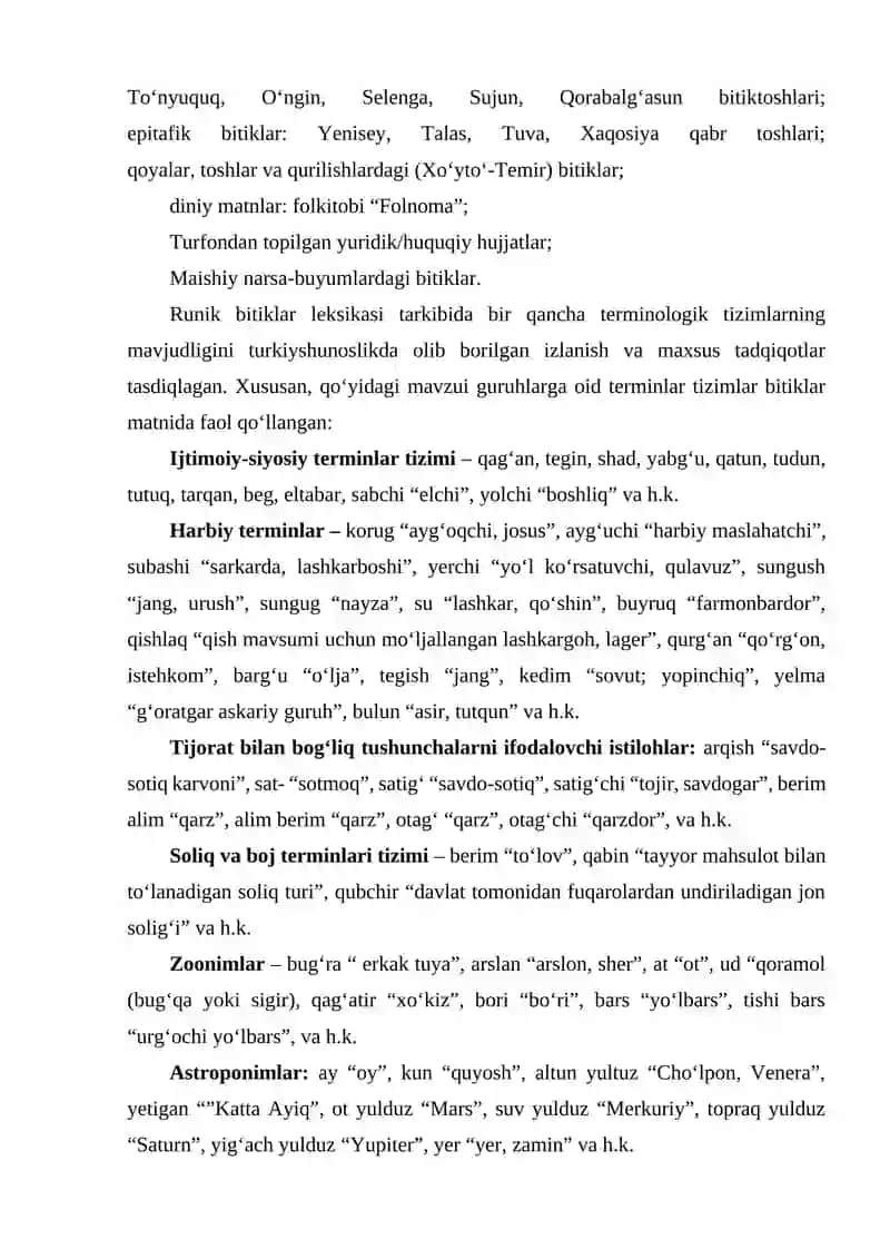 O‘zbek terminologiyasining shakllanish bosqichlari 2
