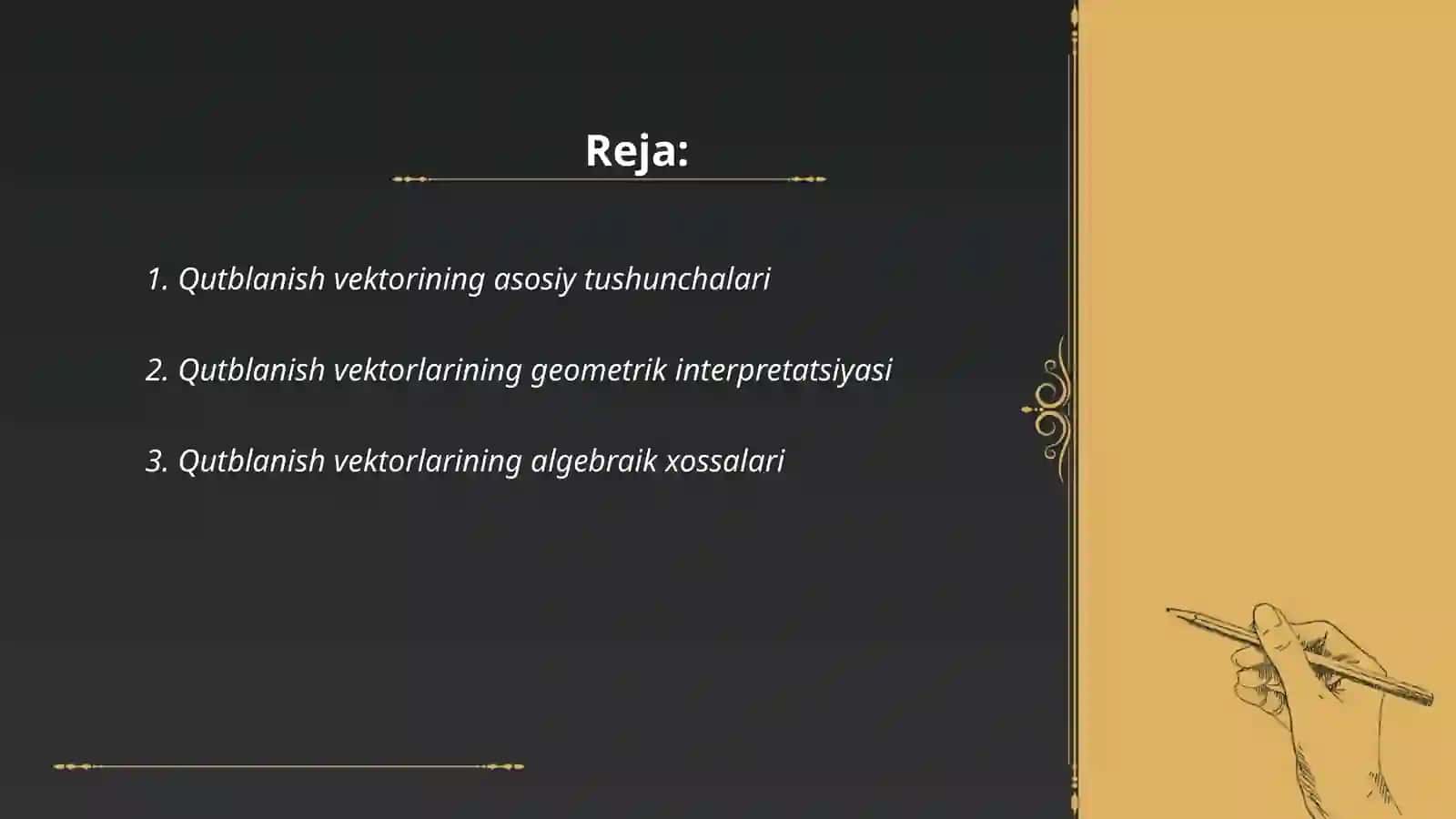 Qutblanish vektori 2