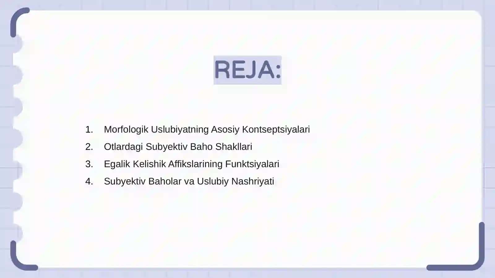 Morfologik Uslubiyat 2