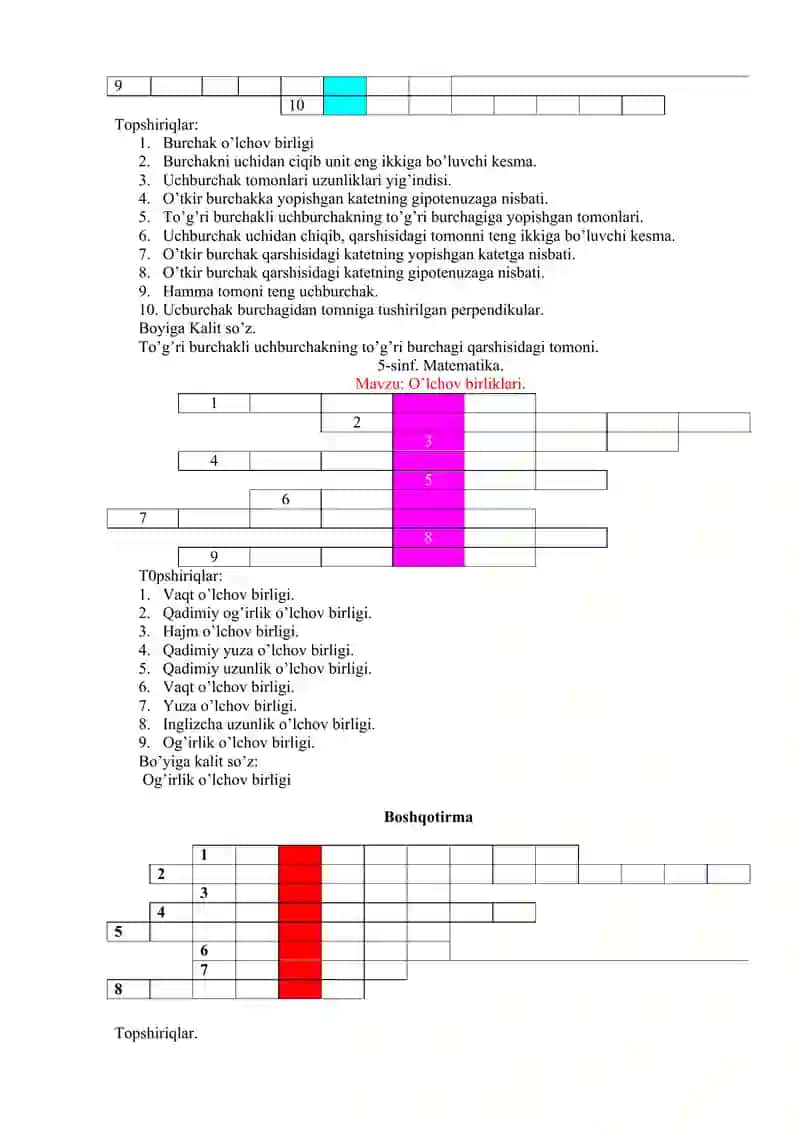 test matematika 5-sinf 2