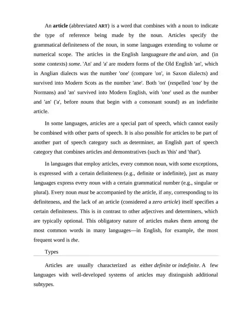 Article (grammar) 2