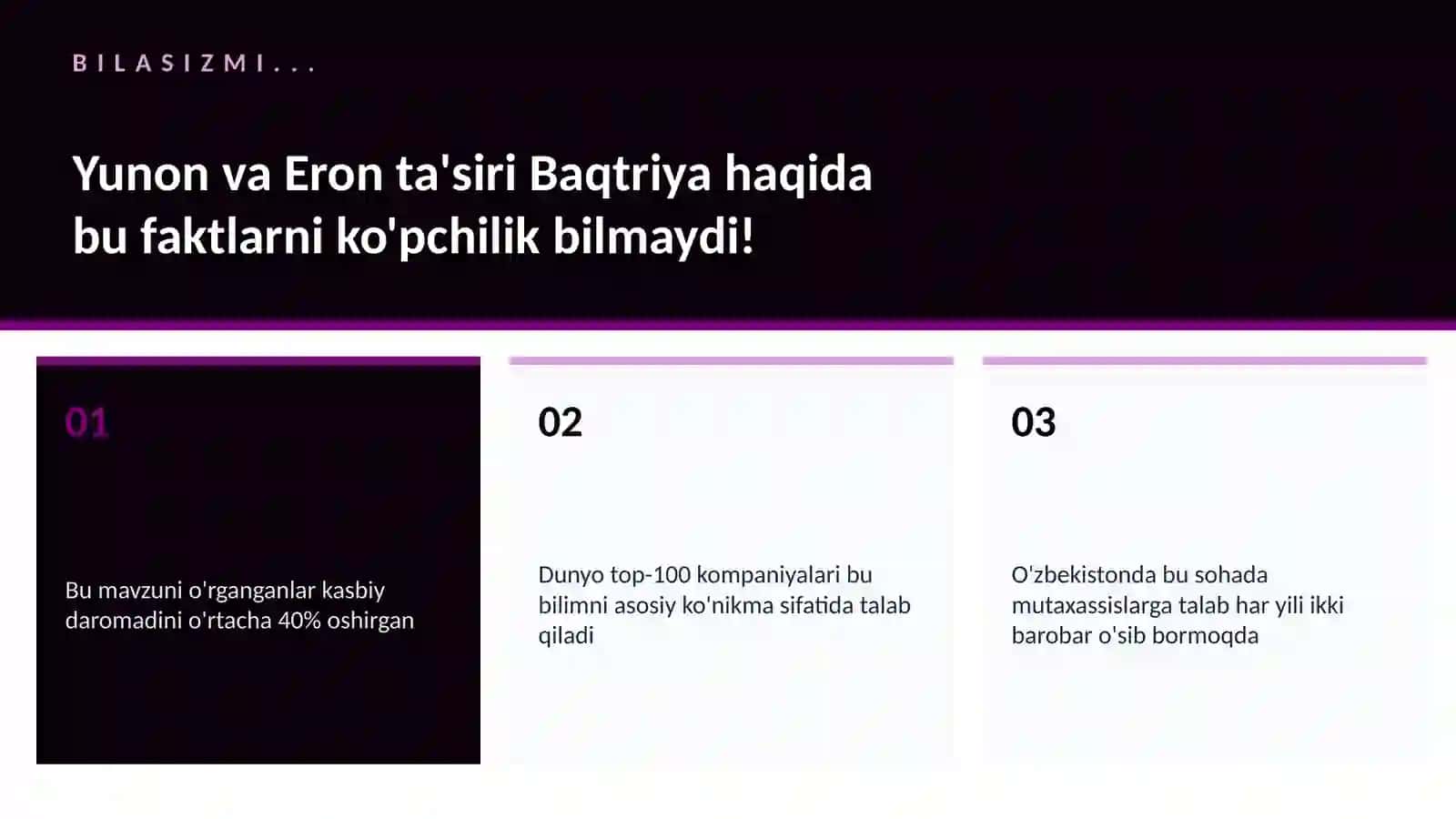 Yunon va Eron ta'siri Baqtriya 2