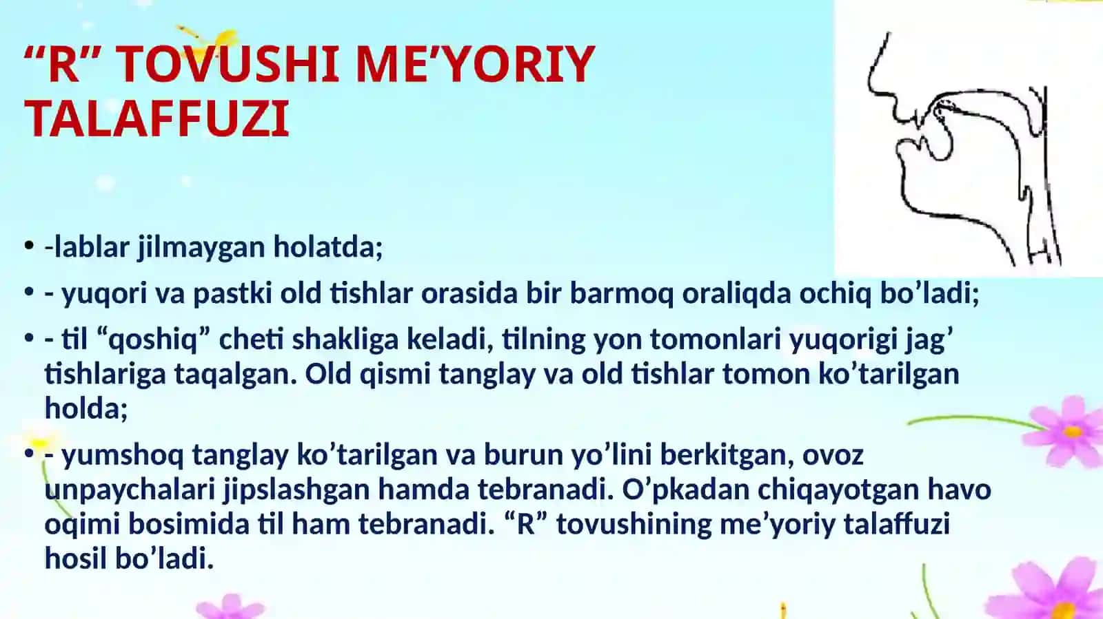 “R”-tovushiningutqqaqo’yishvamustahkamlash 2