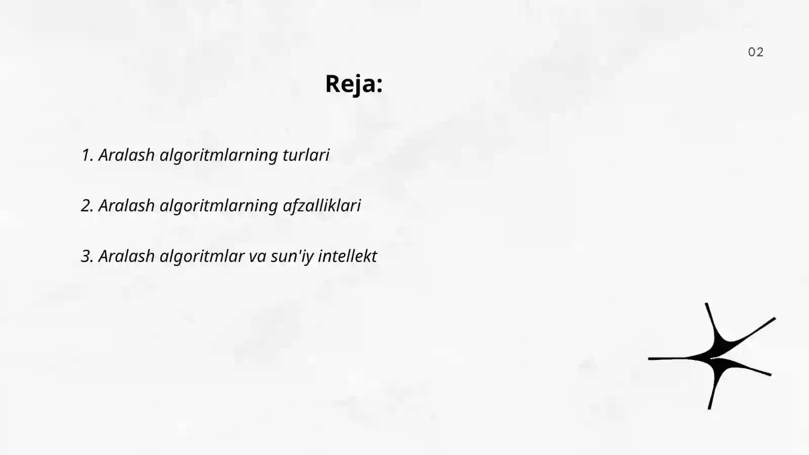 Aralash algoritmlar 2
