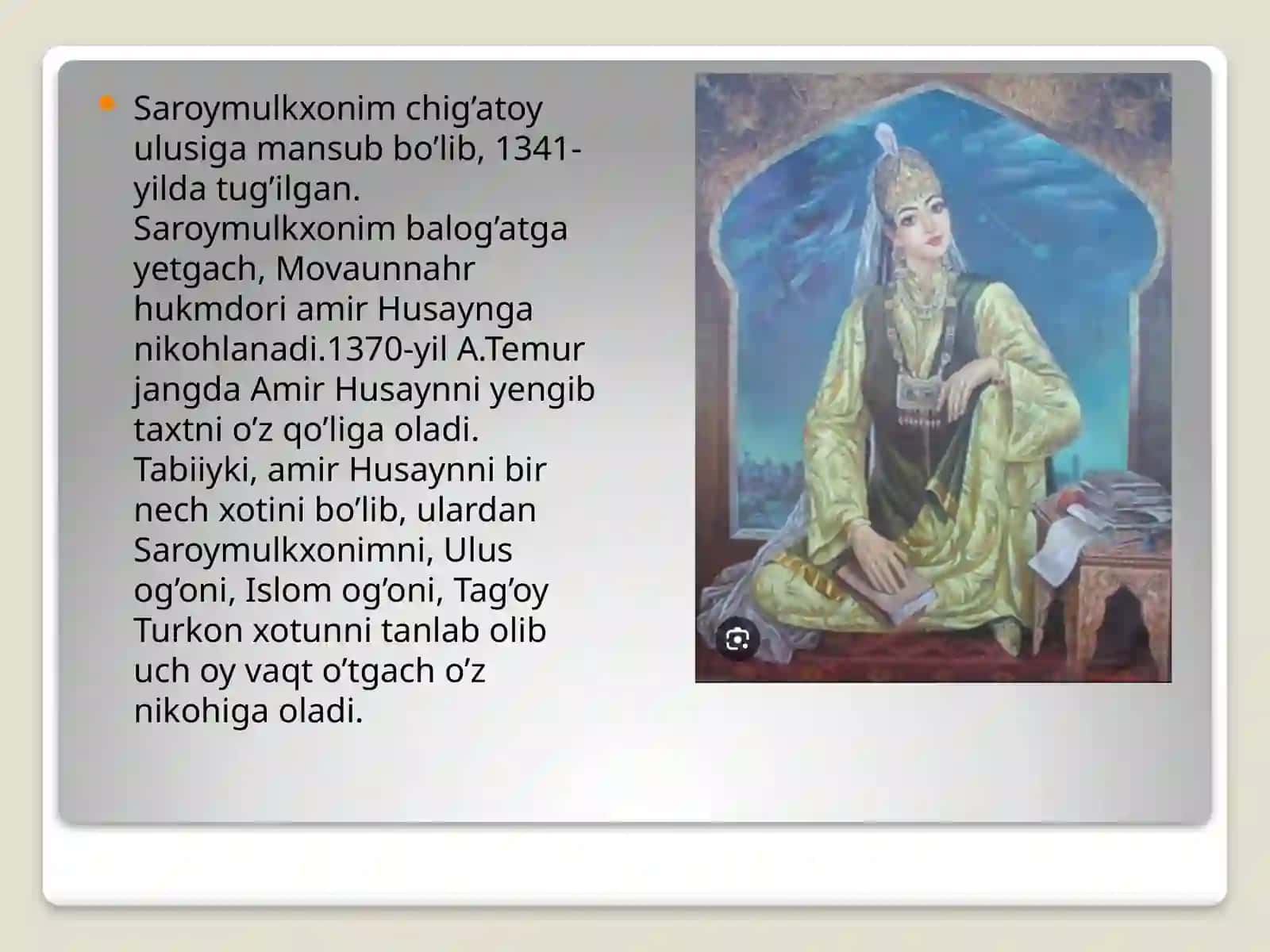 Temuriy malikalar 2
