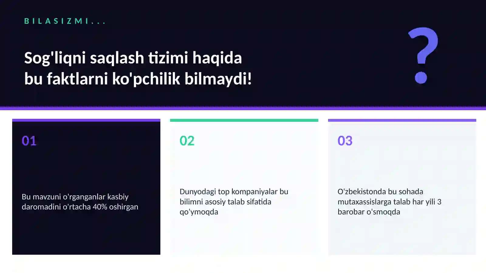 Sog'liqni saqlash tizimi 2