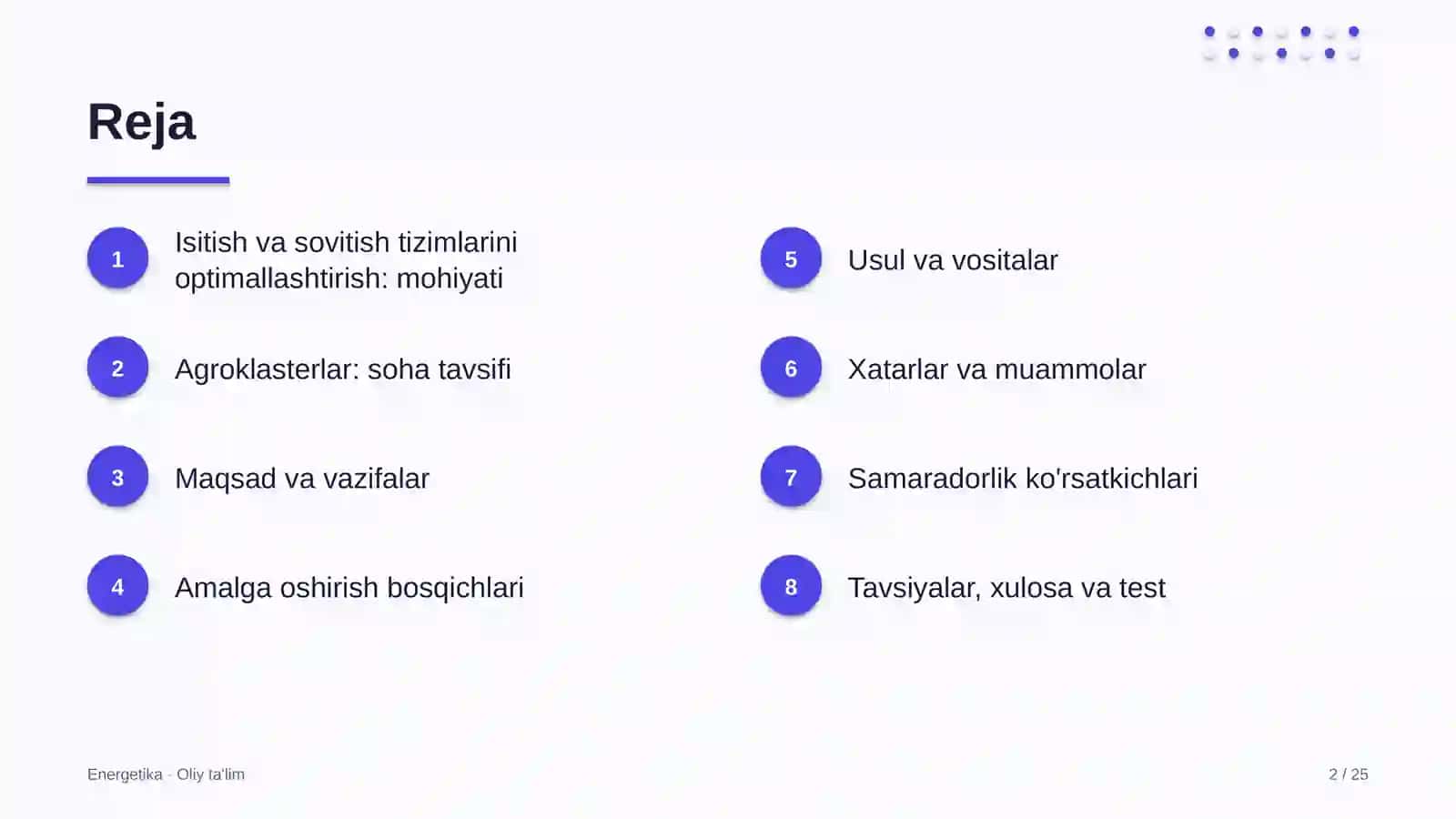 Agroklasterlarda isitish va sovitish tizimlarini optimallashtirish 2