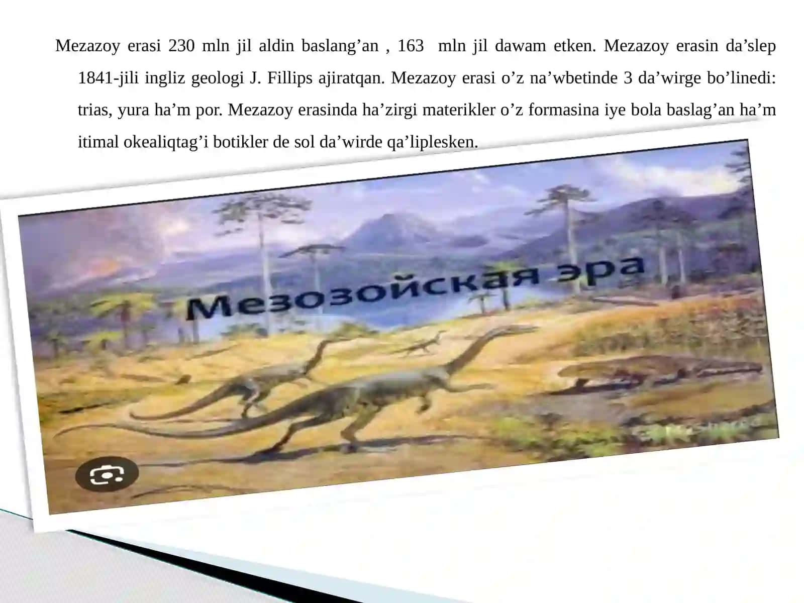 Mezazoy erasi 2