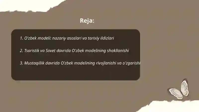 O'zbek modeli 2