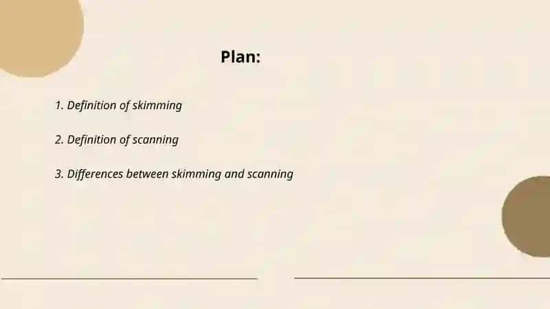 Skimming and scanning 2