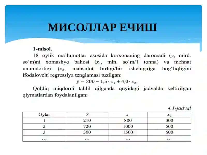 МИСОЛЛАР ЕЧИШ 2