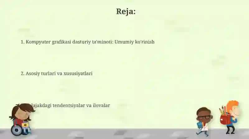 Kompyuter grafikasi dasturiy taminoti 2