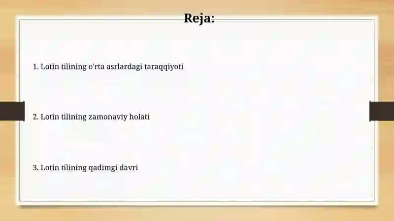 Lotin tili tarixi 2