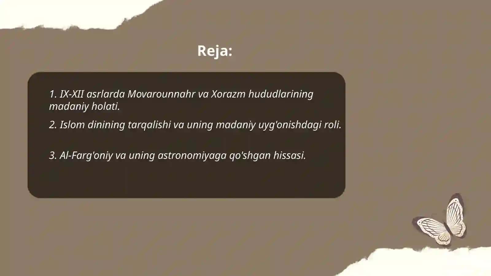 Renessans Davri Madaniy Uyg'onish 2