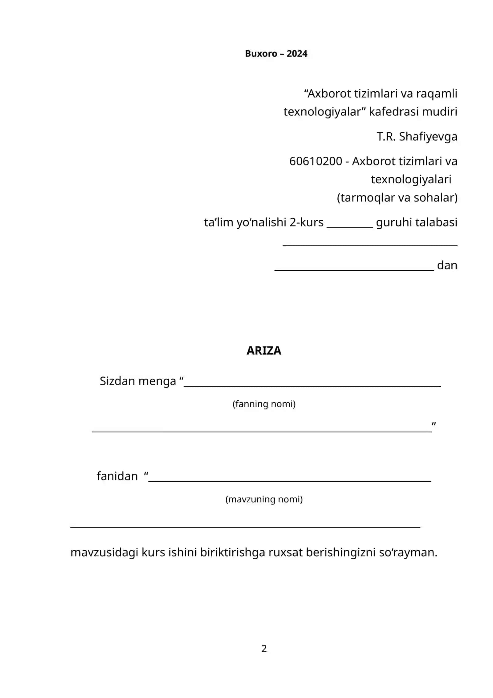 DASTURLASH TEXNOLOGIYALARI 2