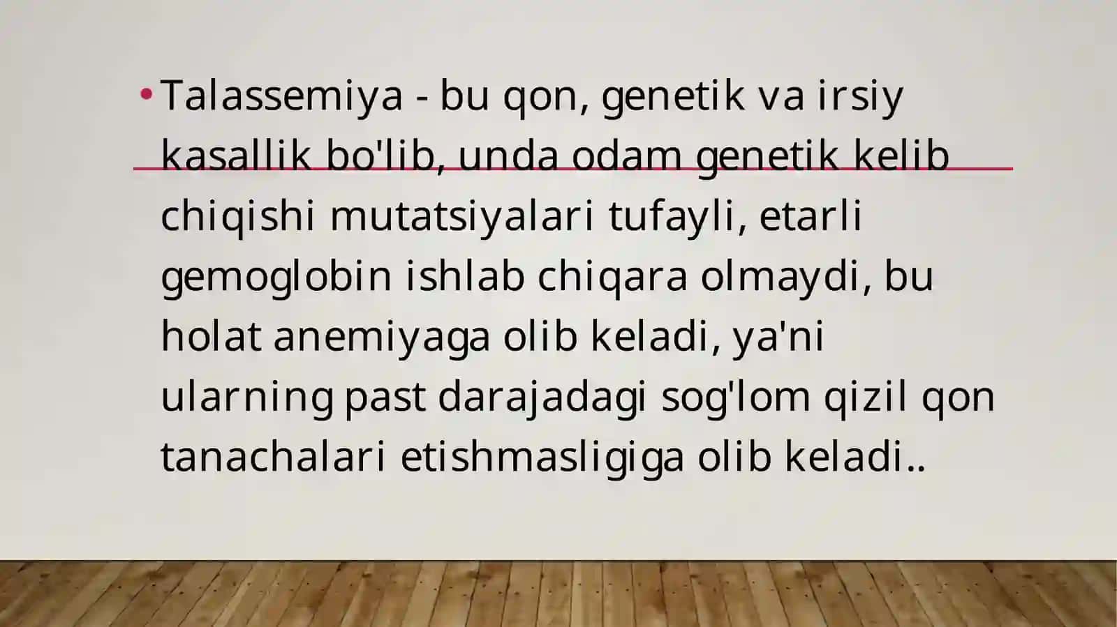 Talassemiya 2