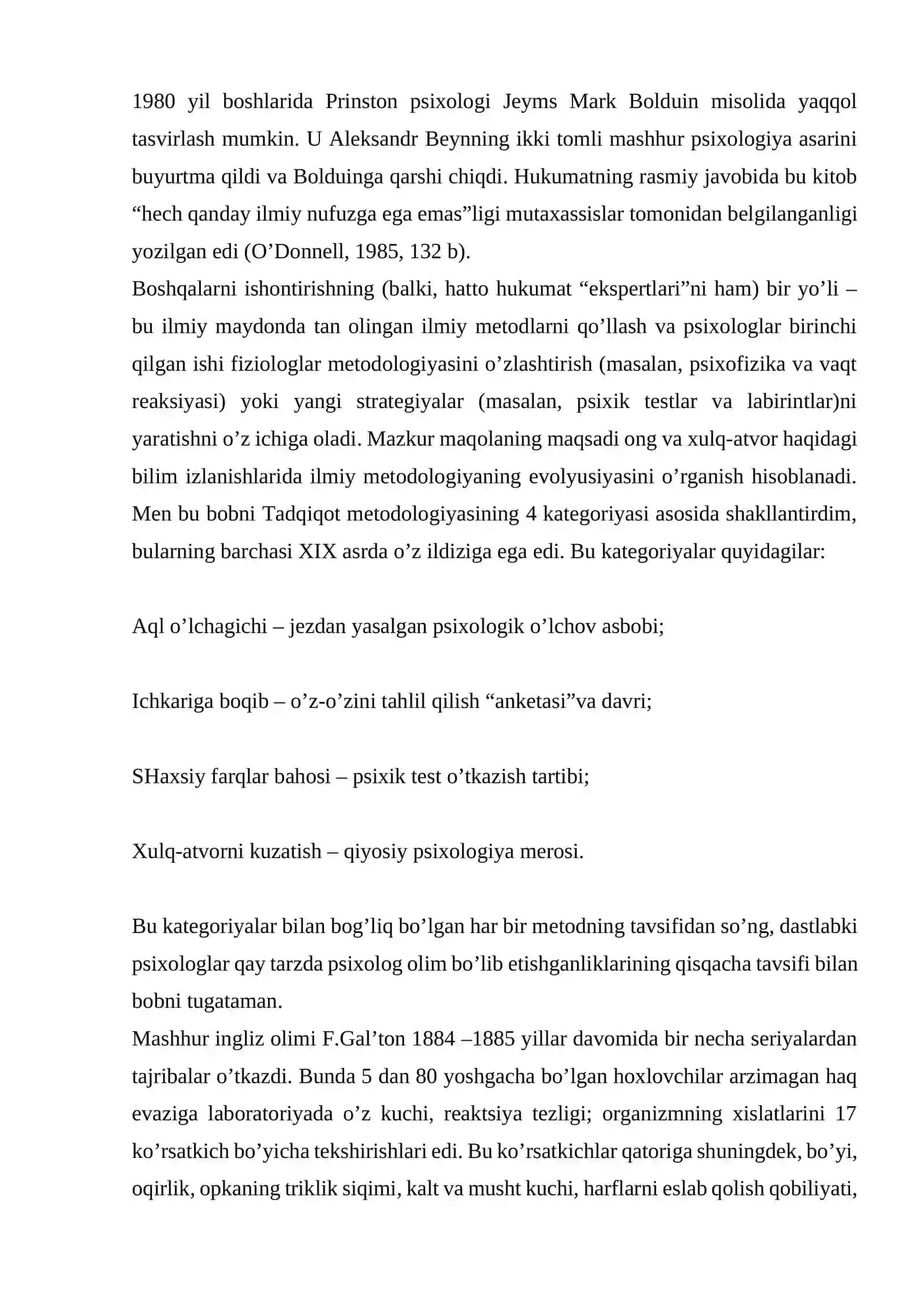 Eksperimental psixologiyaning tarixi 2