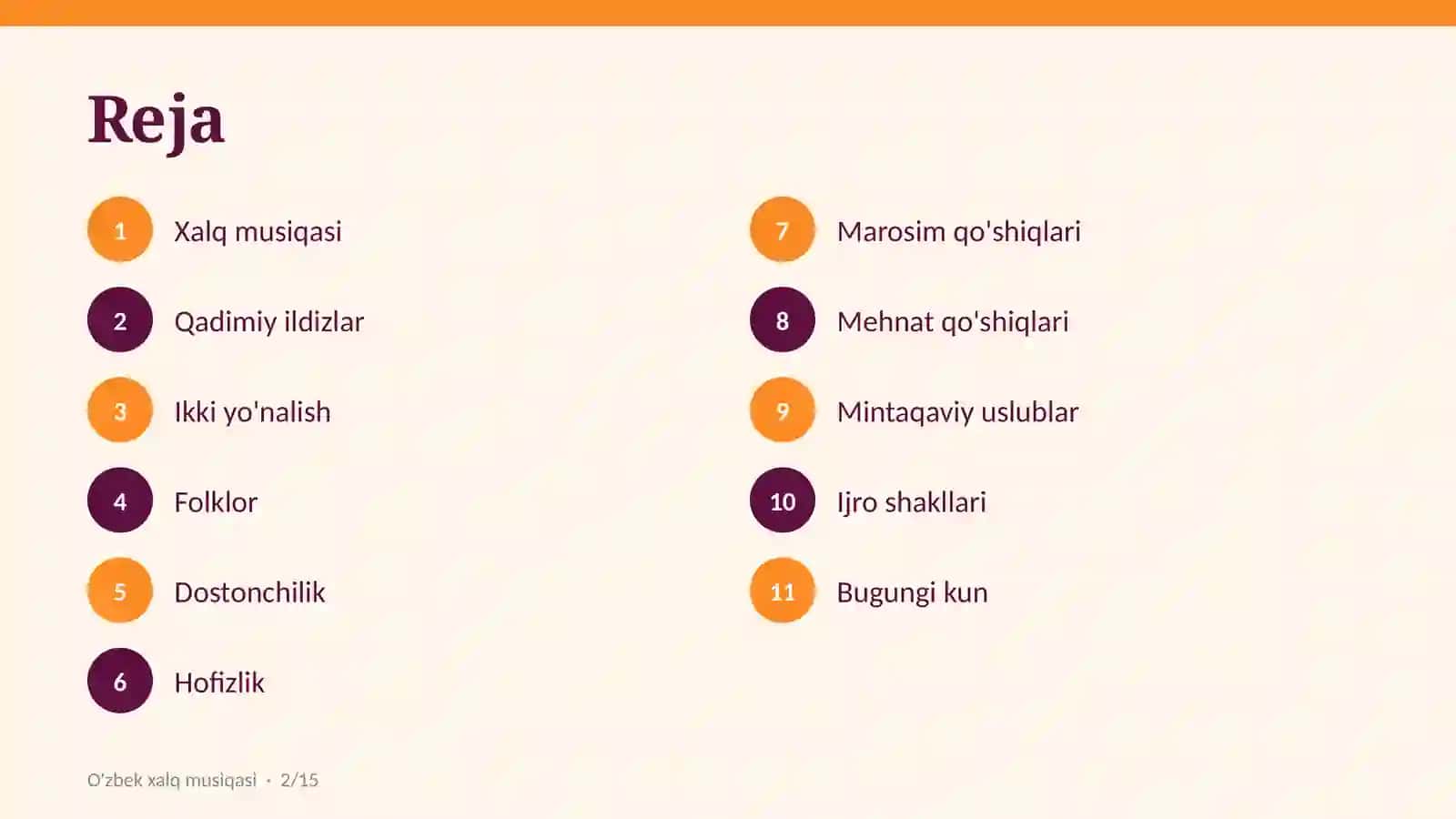 MUSIQA TAQDIMOTI 2