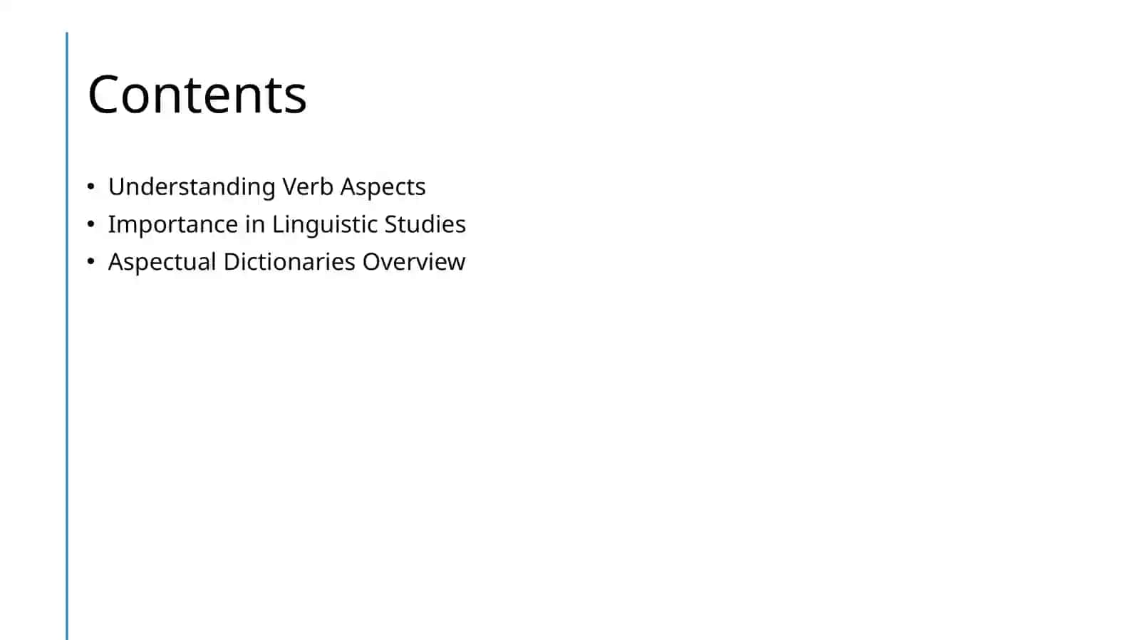 Aspectual dictionaries 2