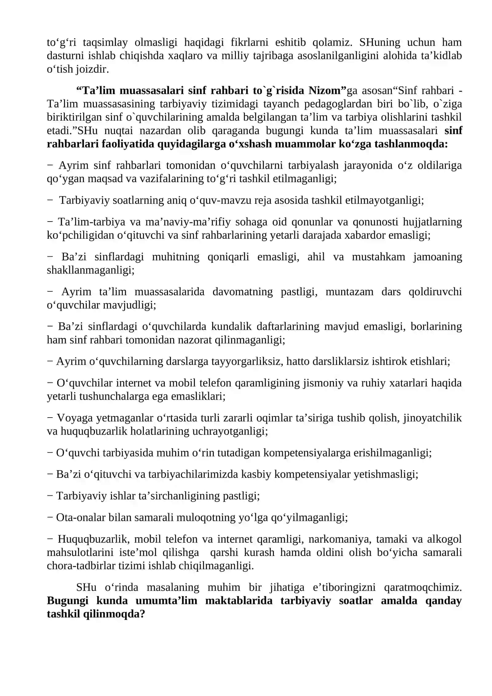 Ta'lim sohasidagi qarorlar 2