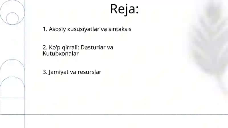 Python dasturlash tili imkoniyatlari 2