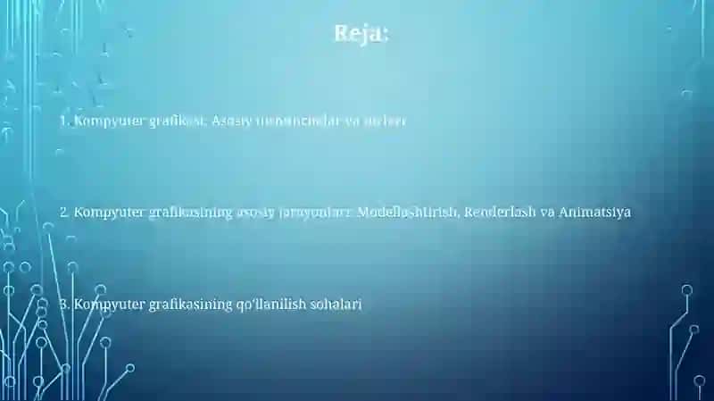 Kompyuter grafikasi 2