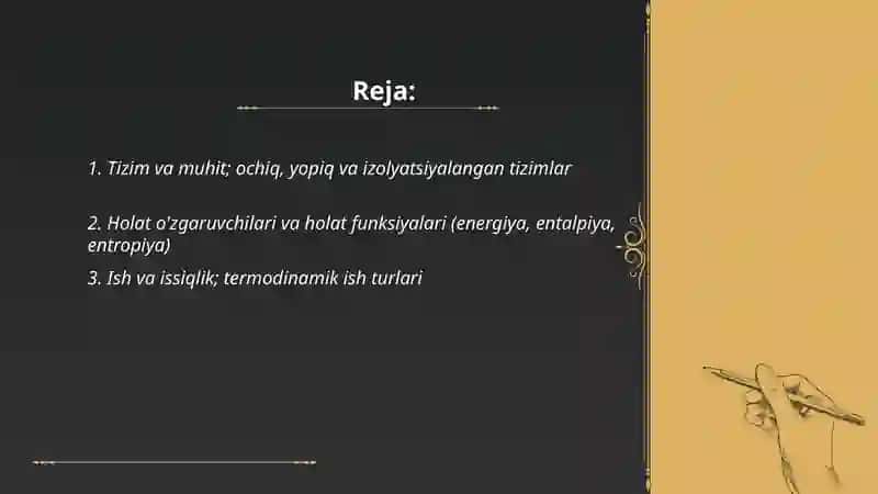 Kimyoviy termodinamika asoslari 2