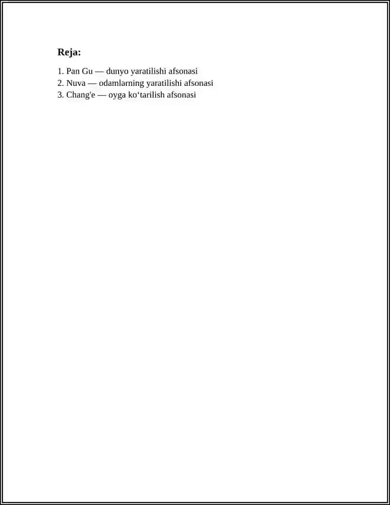 XITOY FOLKLOR HIKOYALARI 2