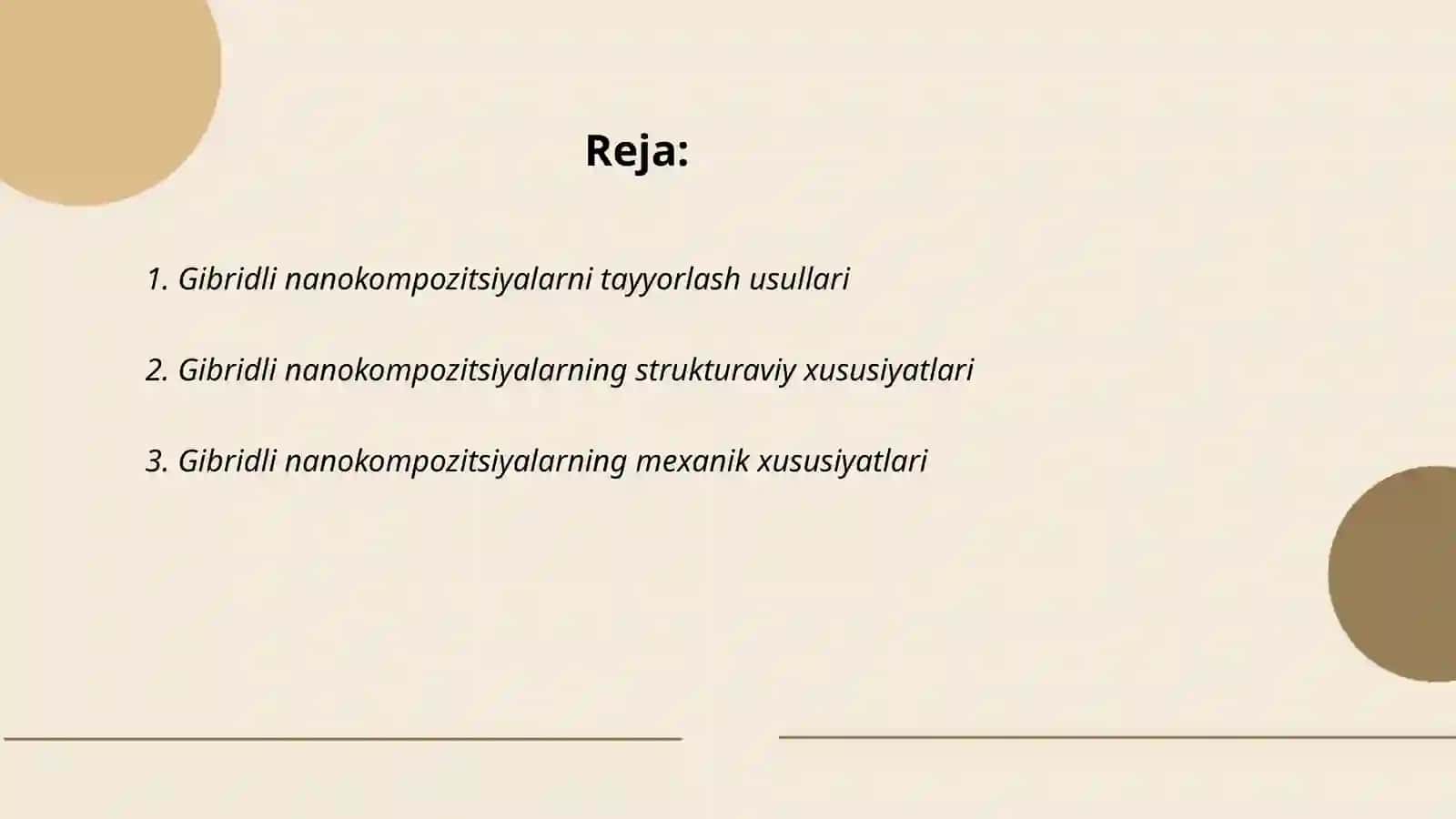 Gibridli nanokompozitsion materiallar 2