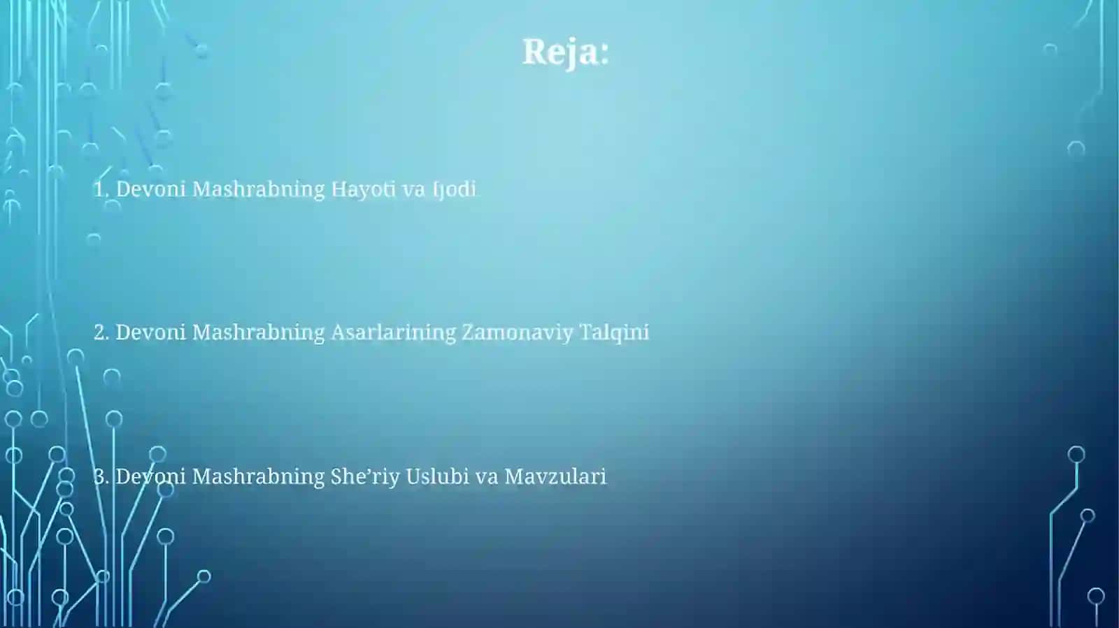 Devoni Mashrab 2