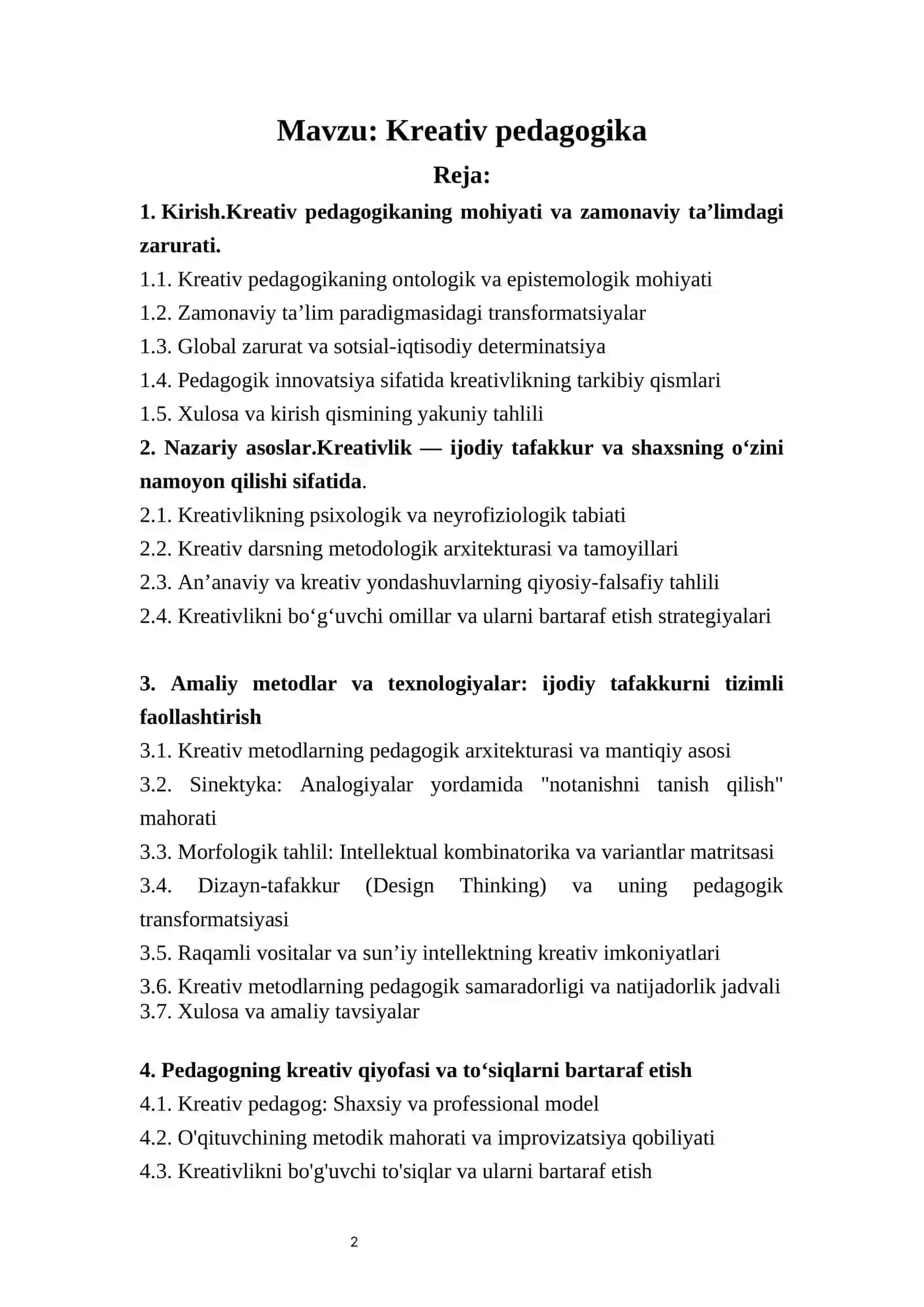 Kreativ pedagogika 2