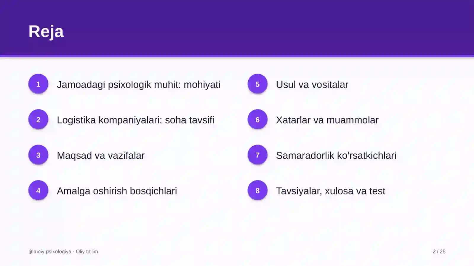Logistika kompaniyalarida jamoadagi psixologik muhit 2