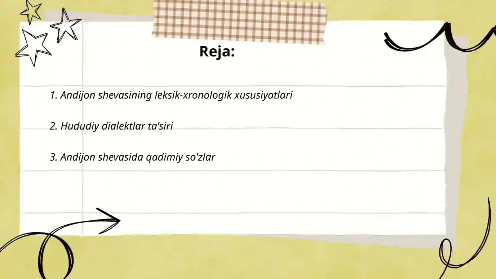 Andijon shevasi leksikasining oʻziga xos xususiyatlari 2