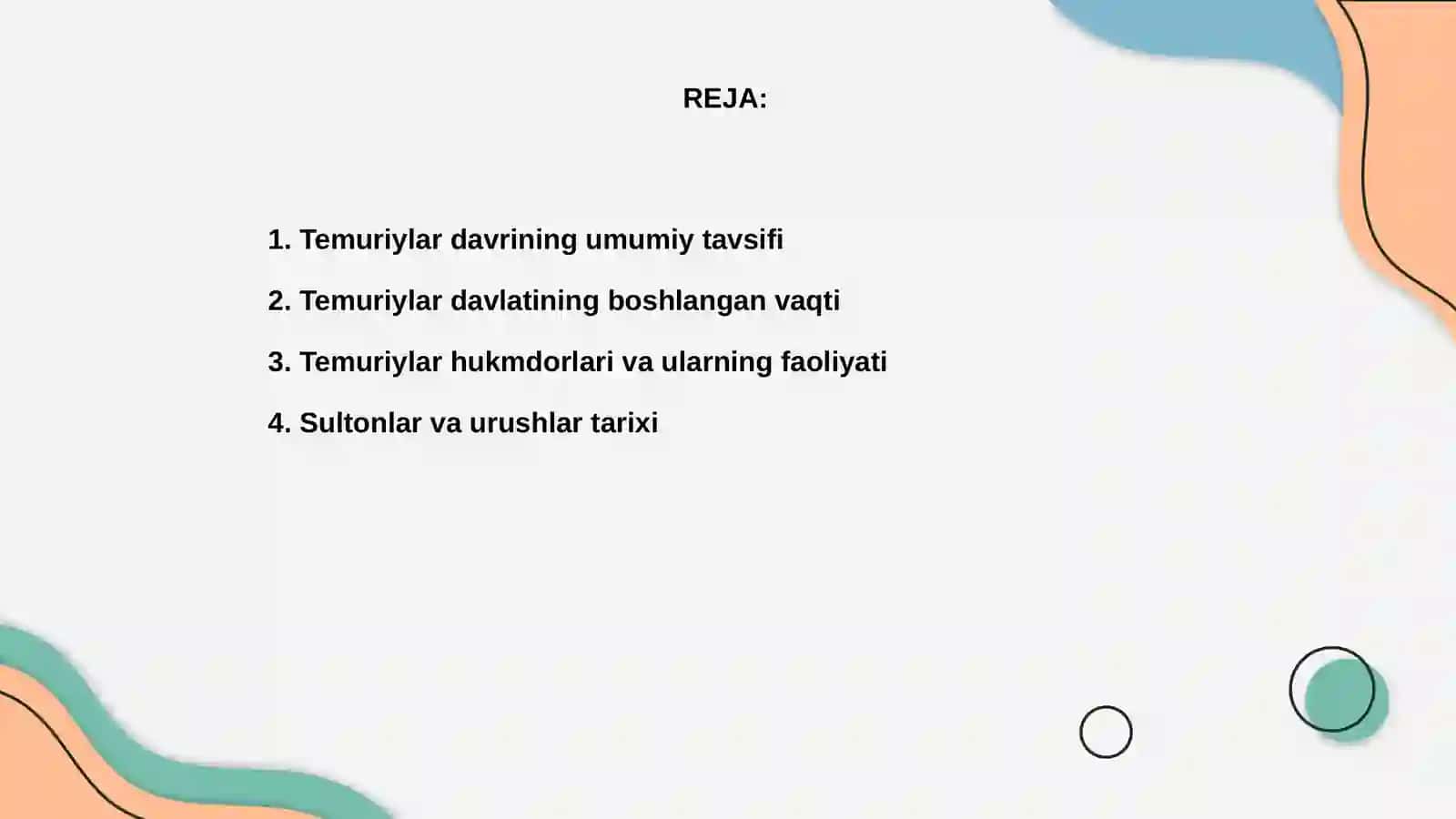 TEMURIYLAR TARIXI 2