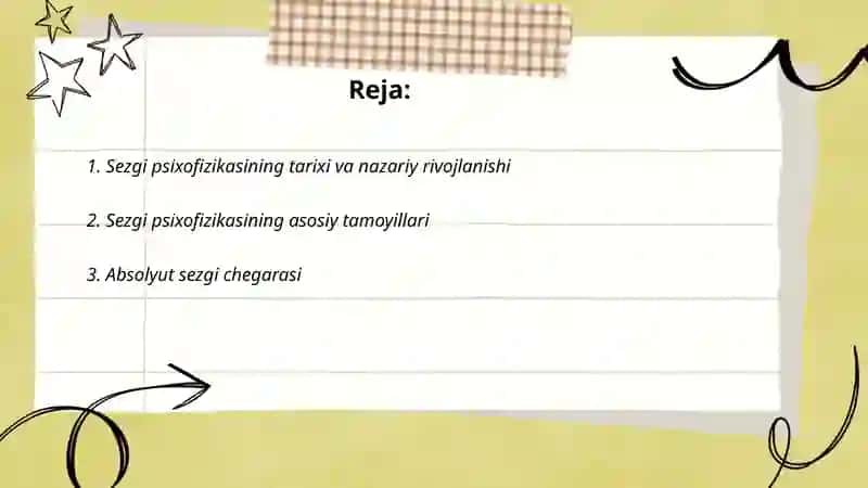 Sezgi psixofizikasi 2