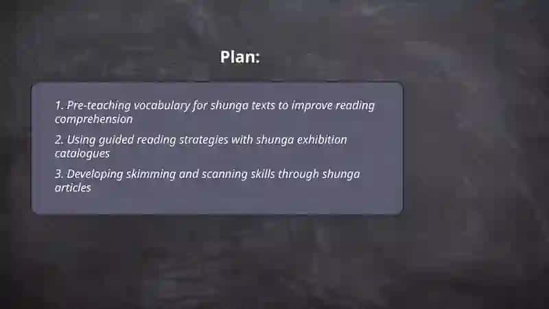 Techniques to develop receptive skills shunga 2