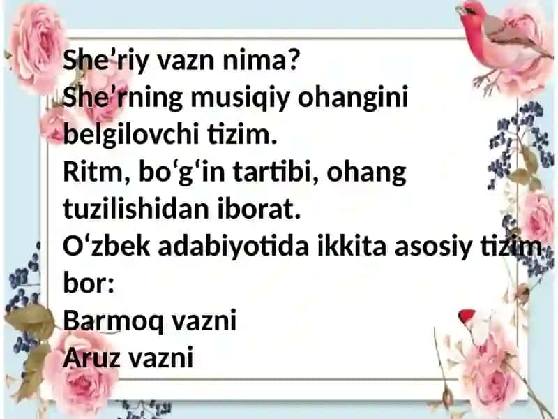 Barmoq vazni 2