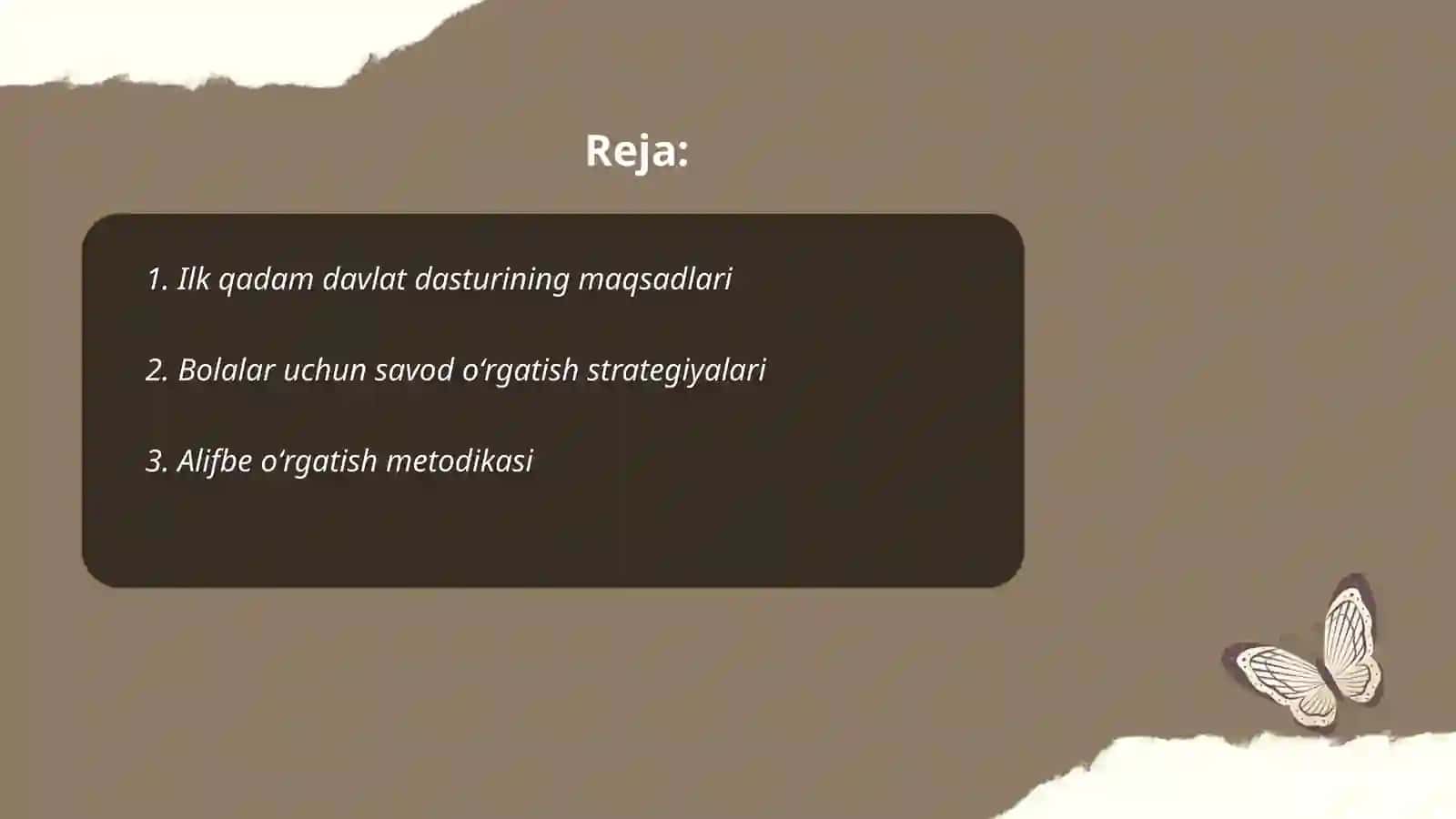 Ilk qadam davlat dasturi asosida bolalarni savodga oʻrgatish 2