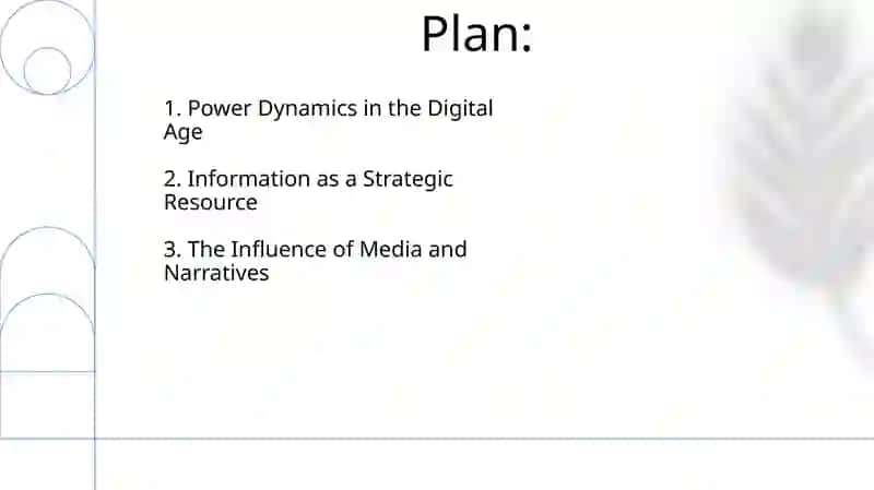 Information power in International relations 2