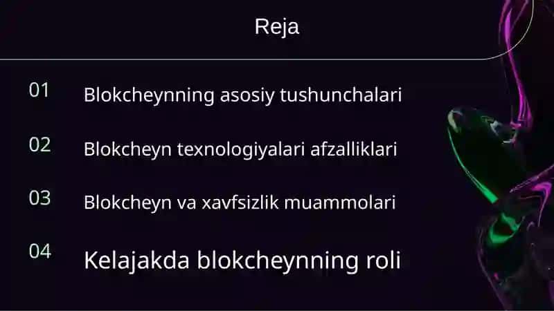 Blokcheyn texnologiyalari 2