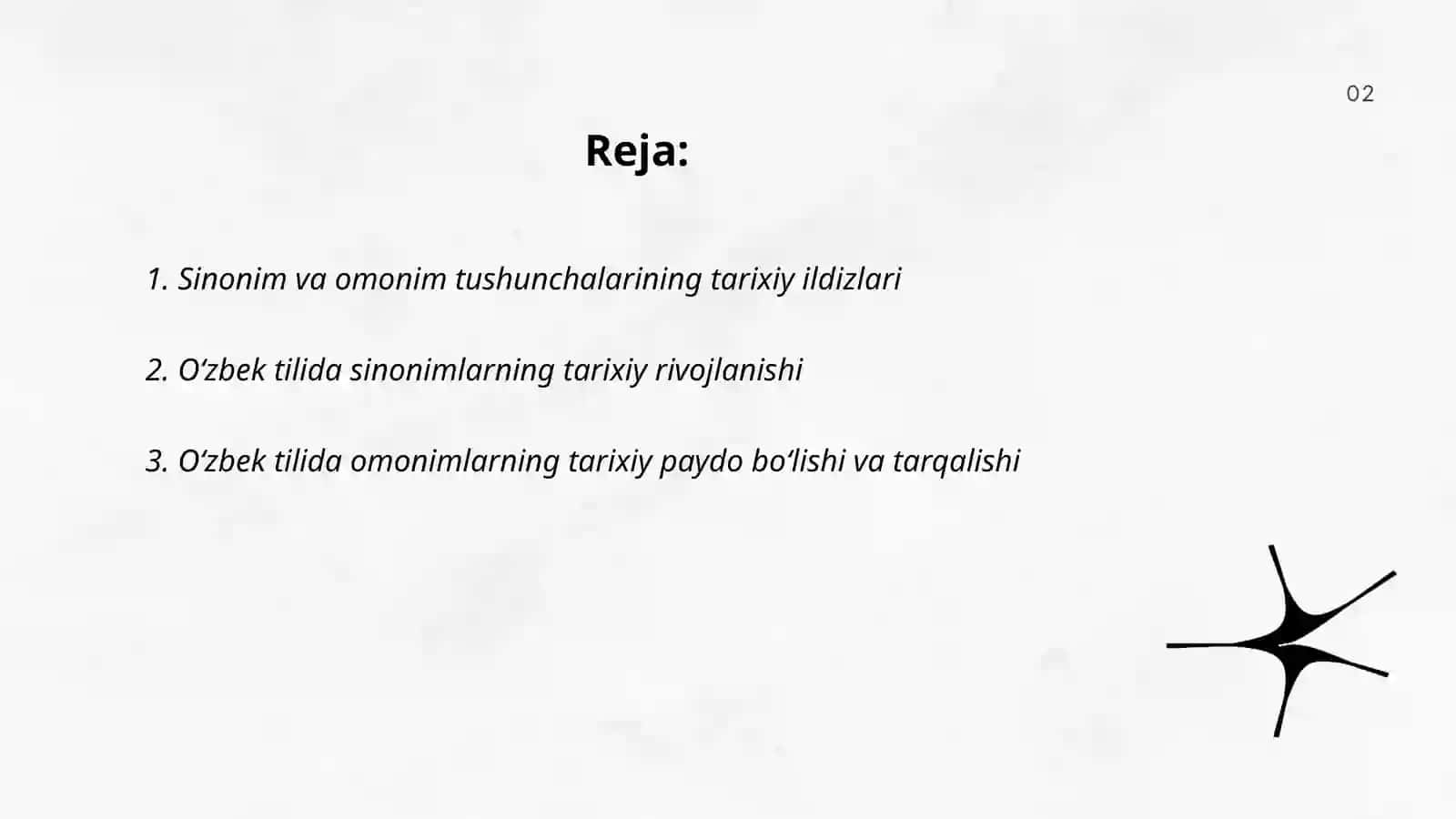 Sinonimlar va omonimlar tarixi 2