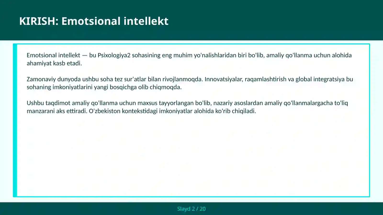 Emotsional intellekt 2