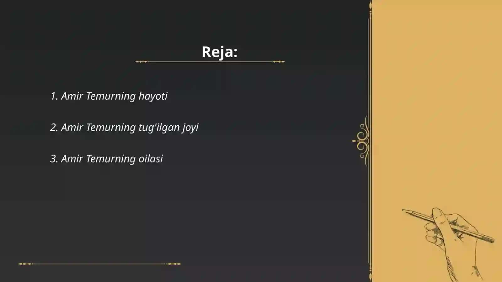 Amir Temurning Hayoti 2