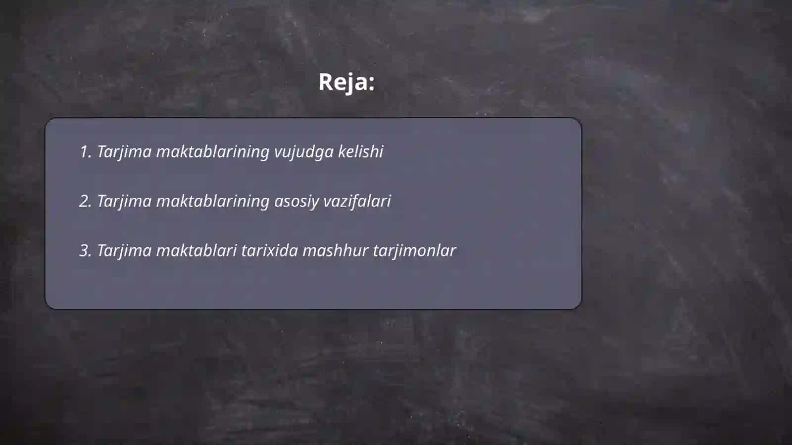 Tarjima maktablarining vujudga kelishi 2